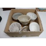 A box of pie and jelly moulds