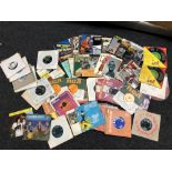A box of singles - EP's, 50's,