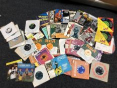 A box of singles - EP's, 50's,