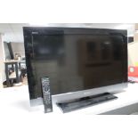 A Sony 32" LCD TV with remote (continental plug)