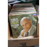 A box of vinyl records - classical