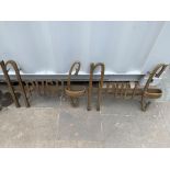 Four cast brass door 'push' & 'pull' handles from doors at the Northern entrance to Newcastle
