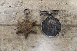 A British War Medal named to S/Sjt. G. M. Webster 4th S.A.H.