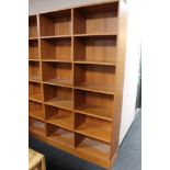 A large pair of reproduction bookcases CONDITION REPORT: These are veneered,