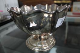 An Edwardian silver bowl,