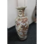 A 19th century Japanese earthenware vase