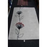 A contemporary rug,