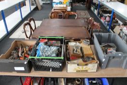 Four boxes of tools, micro gauges,