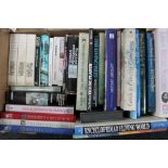 A box of hardback books - astronomy,