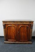 A Victorian mahogany side cabinet