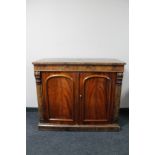 A Victorian mahogany side cabinet