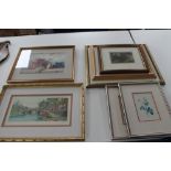 A quantity of pictures, watercolour drawing of the Tyne Bridge,