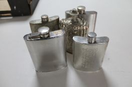 A small quantity of hip flasks