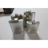 A small quantity of hip flasks