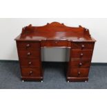 A Victorian mahogany dressing table