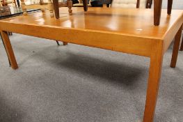 A light teak low table