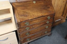 A George III mahogany bureau