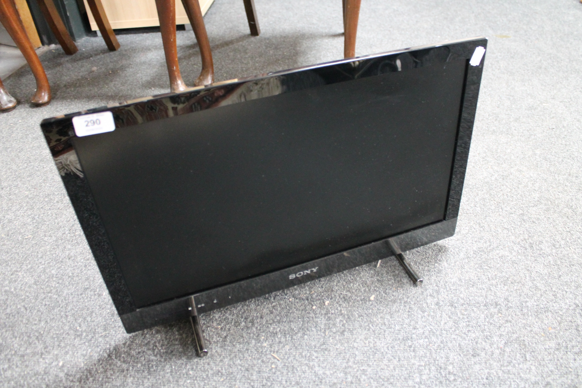 A Sony Bravia 22" TV with lead,