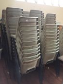 Approximately 300 polyprop chairs (Q) CONDITION REPORT: All lots in this sale are