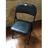 Eleven folding metal chairs (11) CONDITION REPORT: All lots in this sale are part of