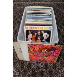A box of LP's, Cream, The Who,