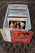 A box of LP's, Cream, The Who,