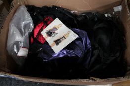 A box of Phaze Clothing - corsets etc