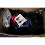 A box of Phaze Clothing - corsets etc