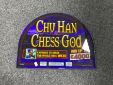 A glass fruit machine panel - Chu Han chess god