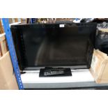 A Panasonic Viera TX-L32CX3E 32 inch LCD TV with remote