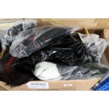 A box of Phaze Clothing - mini skirts etc