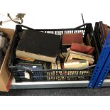 A box of twentieth century hard backed and paper backed books - Ian Fleming James Bond Pan Book