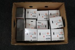 A box of wifi smart plugs (Thirteen boxes in total with two plugs in each,