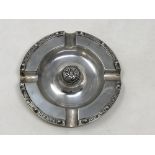 A circular Lindisfarne silver ashtray, diameter 12cm CONDITION REPORT: 120g.