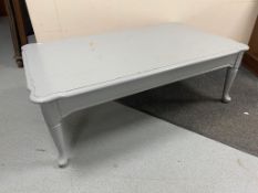 A painted low table