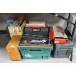 A quantity of tools, tool box etc.