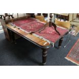 A Victorian mahogany extending dining table with leaf CONDITION REPORT: 150cm long