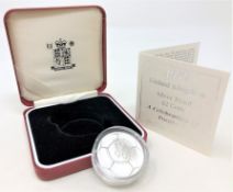 Royal Mint - 1996 United Kingdom silver proof £2 coin 'A celebration of football'.