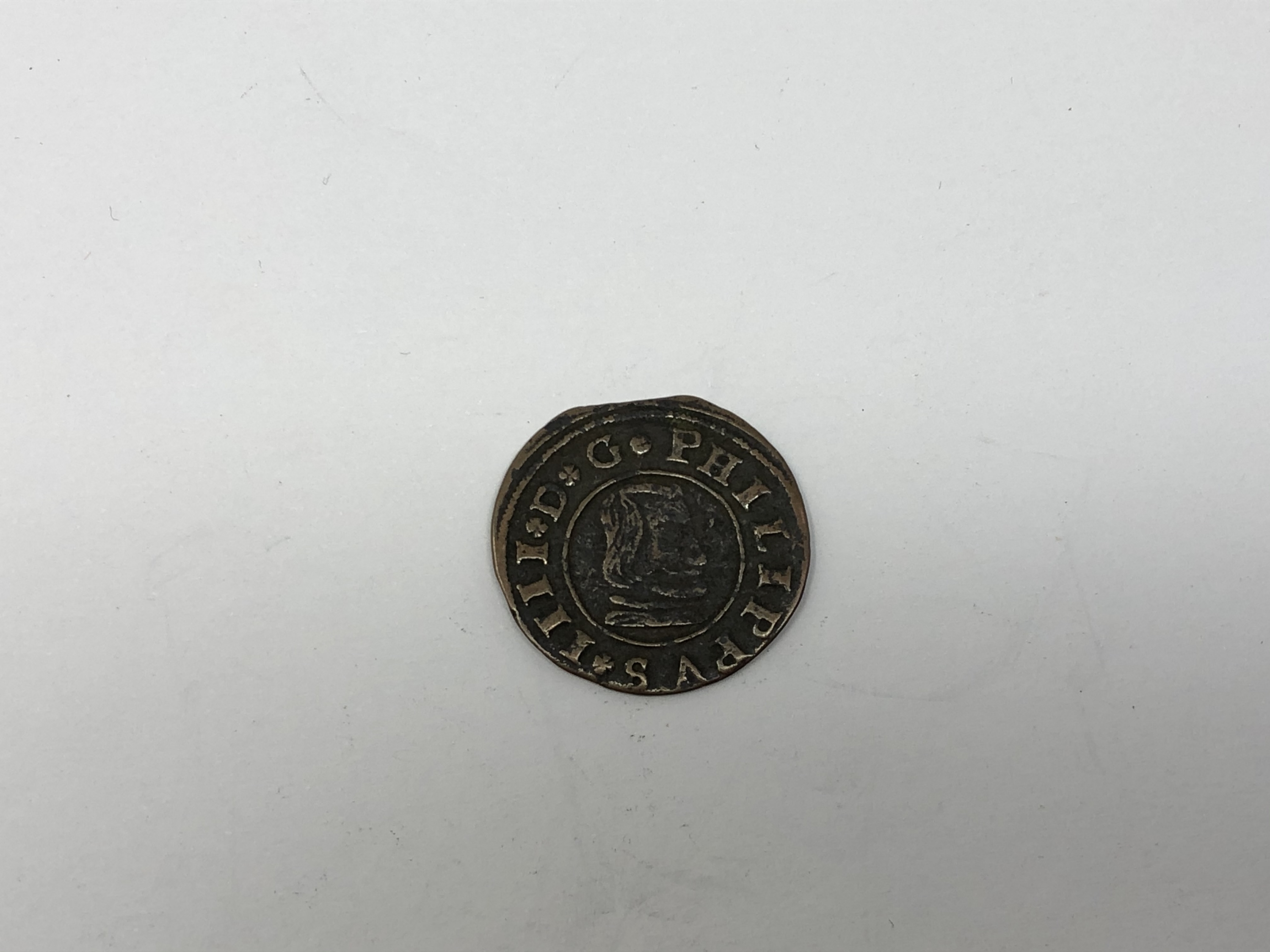A 1663 Spanish coin