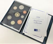 Royal Mint - United Kingdom proof coin collection 1994 (blue)