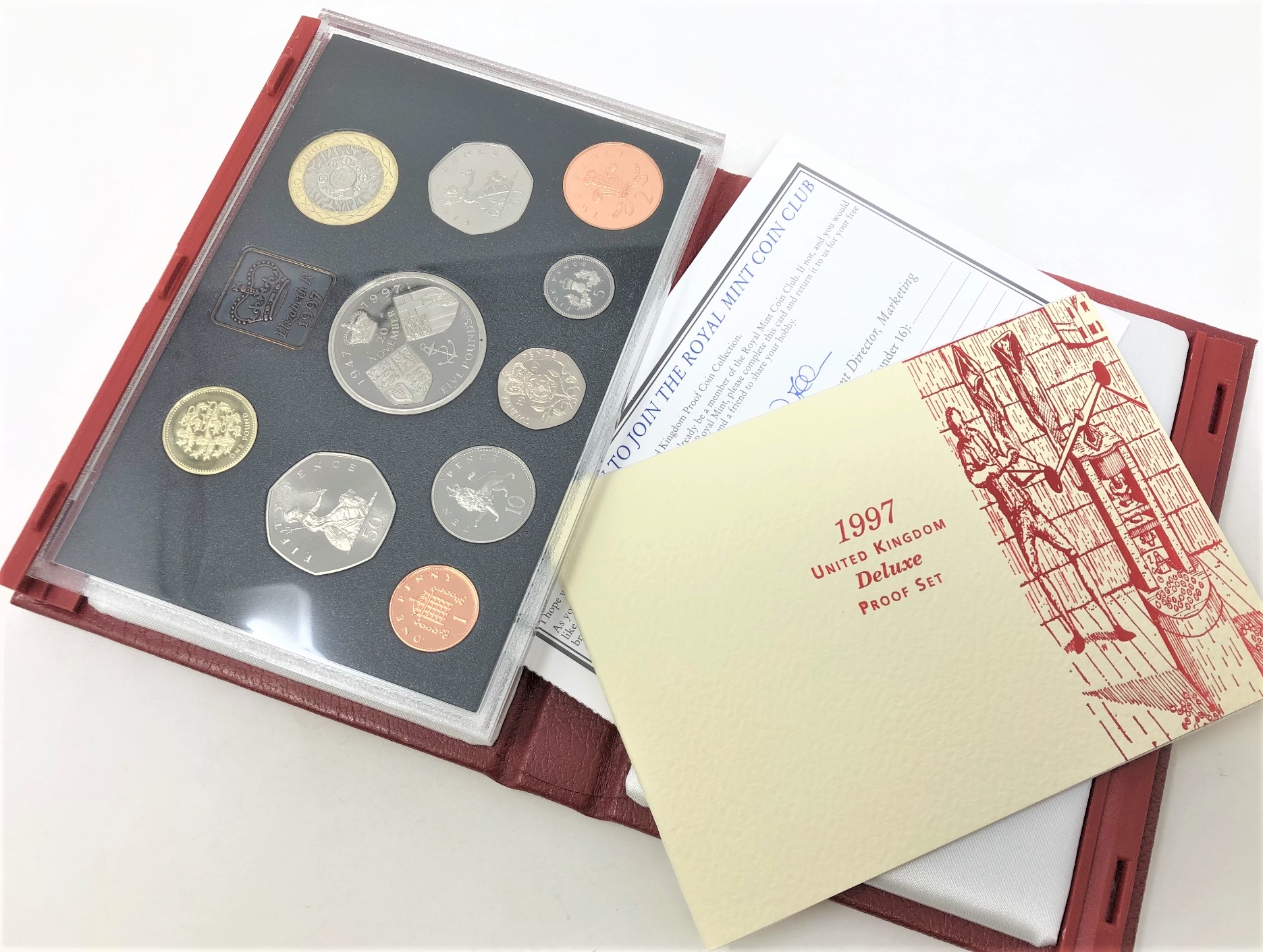 Royal Mint - United Kingdom proof coin collection 1997 (red)