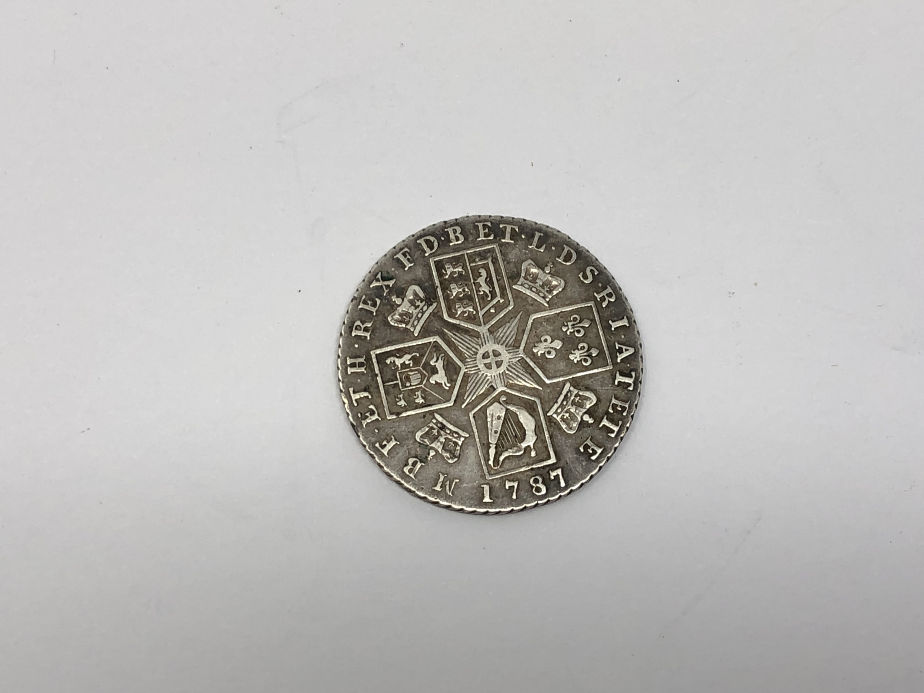 A 1787 Shilling - Image 2 of 2