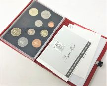Royal Mint - United Kingdom proof coin collection 1989 (red)