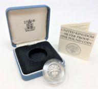 Royal Mint - 1984 United Kingdom silver proof one pound coin