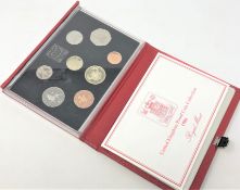 Royal Mint - United Kingdom proof coin collection 1986 (red)