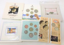 Four coin collection issues - 1989 Brillant uncirculated coin collection,