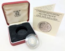 Royal Mint - 1983 United Kingdom silver proof one pound coin