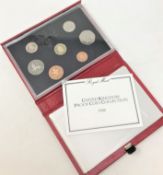 Royal Mint - United Kingdom proof coin collection 1988 (red)
