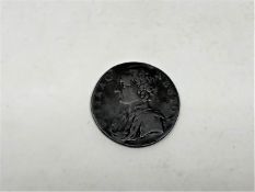 A 1791 Isaac Newton half penny