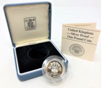 Royal Mint - 1986 United Kingdom silver proof one pound coin